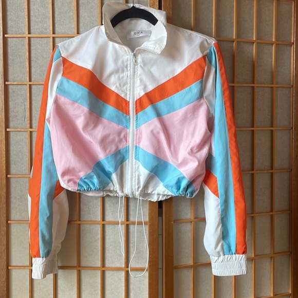 DNA Jackets & Blazers - DNA Cropped Ultra Lightweight Windbreaker in 
Small